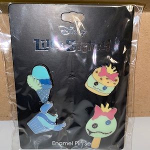 NEW Lilo & Stitch enamel pin set